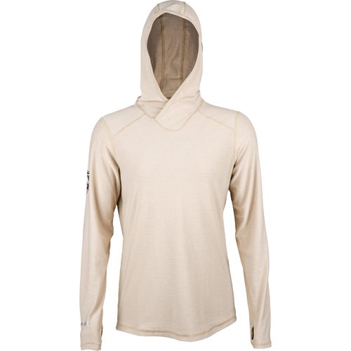 Dragonwear FR Women's Pro Dry® Tech Hoodie - Khaki Heather